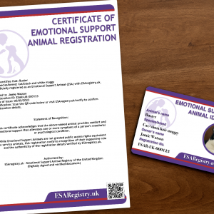 Digital & Physical ESA Card & Certificate